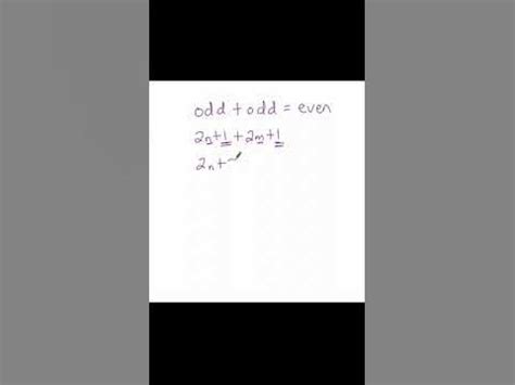 odd plus odd